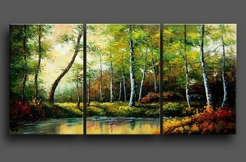 Acrylic Painting Original Wall Art Scenery Oil Painting Landscape – CP Canvas  Painting Online