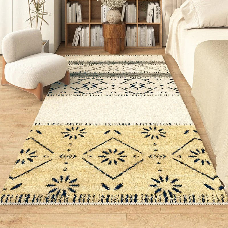 Contemporary Runner Rugs Next to Bed, Modern Hallway Runner Rugs, Entr –  Art Painting Canvas