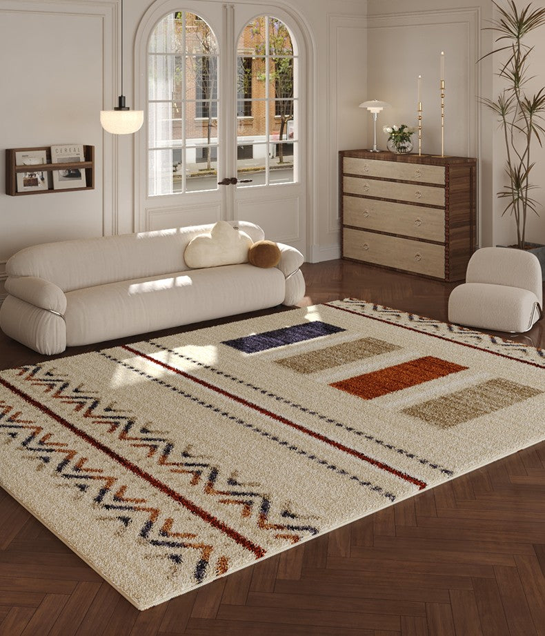 Contemporary Runner Rugs Next to Bed, Modern Hallway Runner Rugs, Entr –  Art Painting Canvas