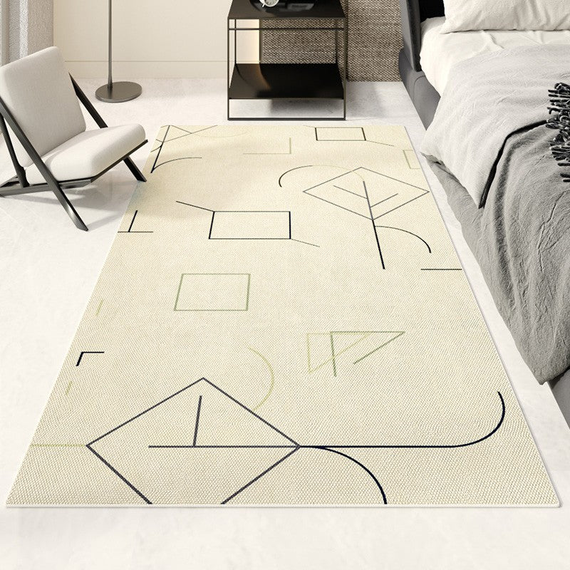 Modern Runner Rugs Next to Bed, Bathroom Runner Rugs, Contemporary Run –