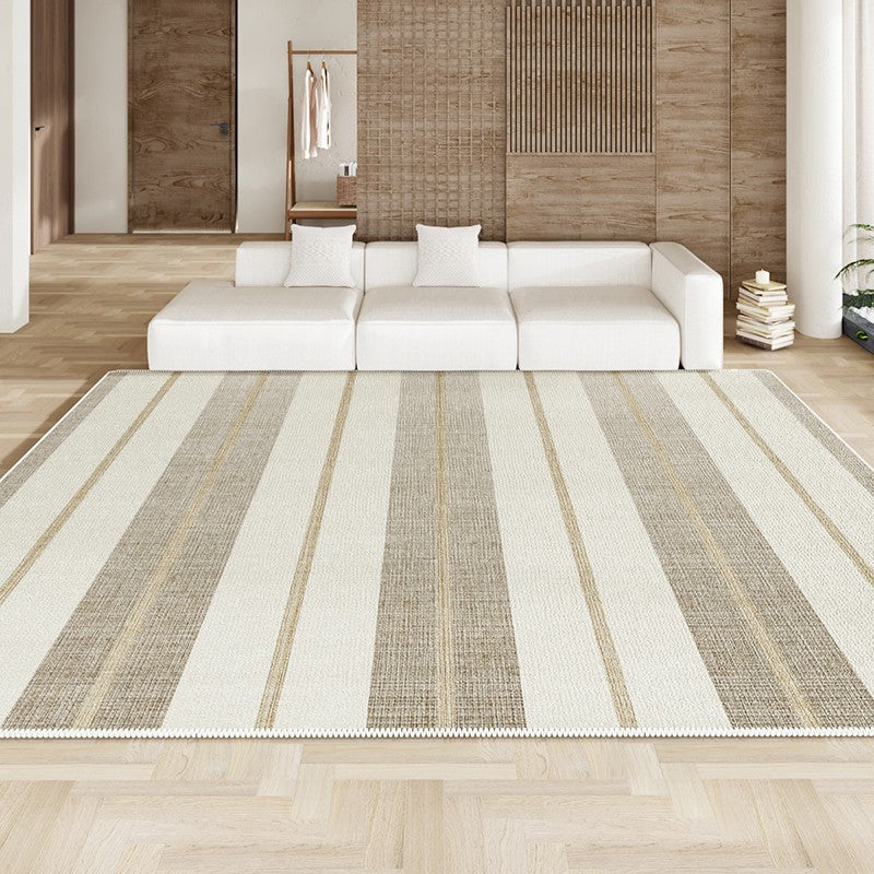 Contemporary Area Rugs for Bedroom, Abstract Modern Rugs for Living Ro –  Paintingforhome