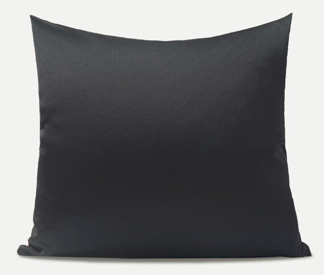 Simple Throw Pillow for Interior Design, Modern Black Gray Golden