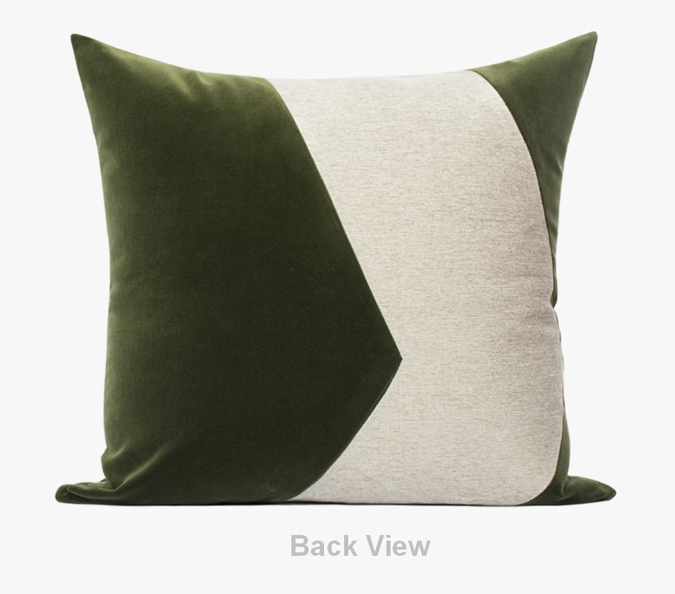 Abstract Black & White Lumbar Pillow - H U N T E D F O X