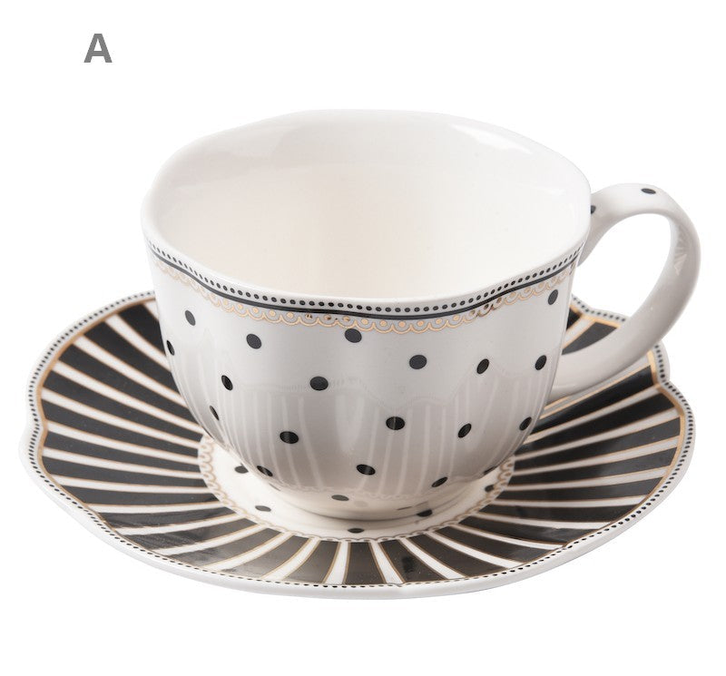 Elegant Ceramic Coffee Cups, Afternoon British Tea Cups, Unique Iris F –  Paintingforhome