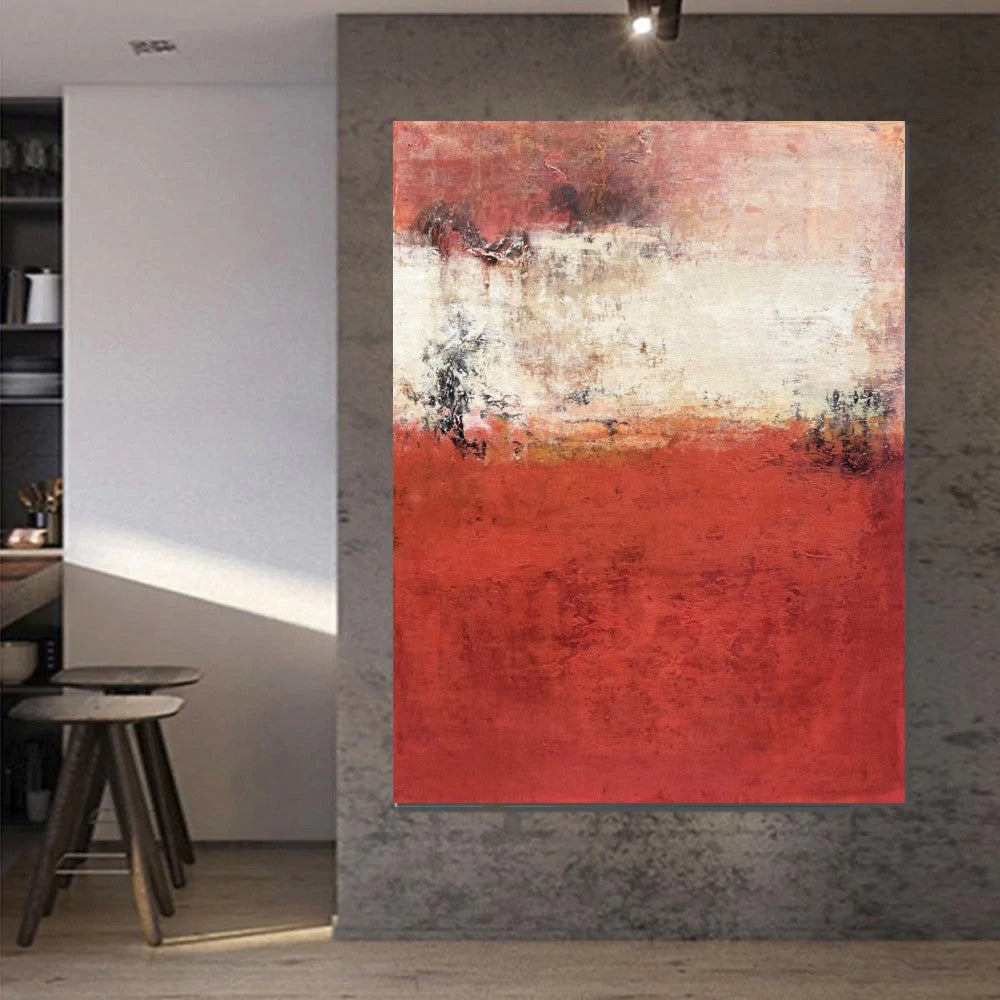 Red Marble abstract wall art, Red Abstract wall buy decor, Original Abstract decor for interior, Abstract painting on canvas, Abstract artwork