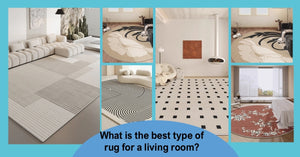What is the best type of rug for a living room? Modern Living Room Rug Ideas, Contemporary Rugs for Living Room, Rectangular Modern Rugs, Geometric Carpets for Office