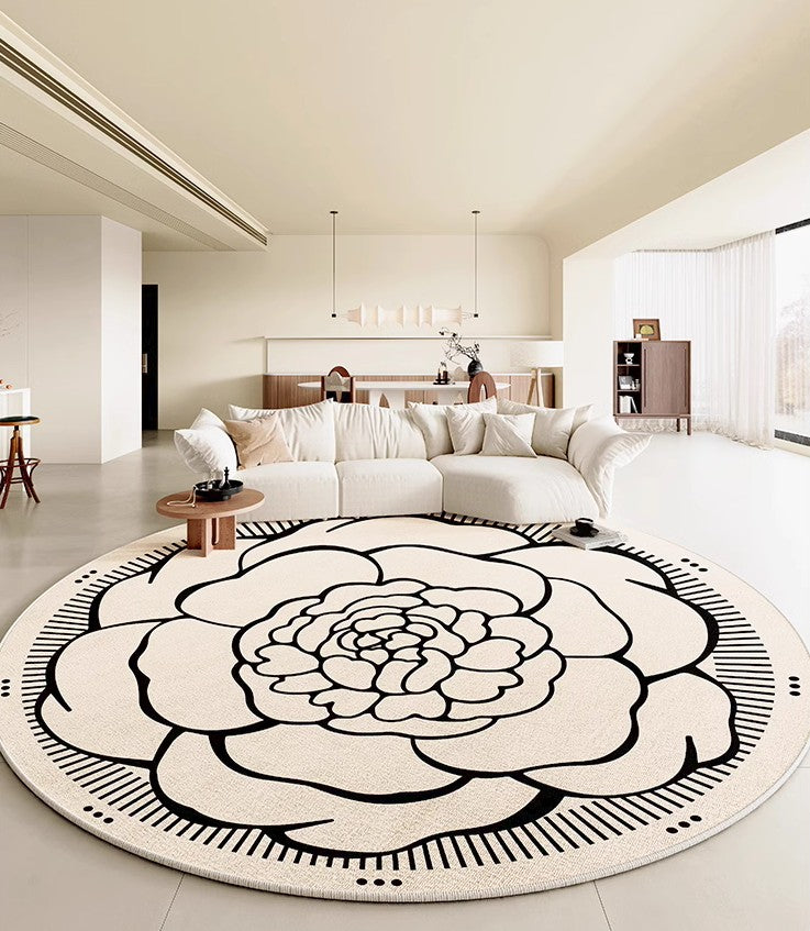 Round Rug store