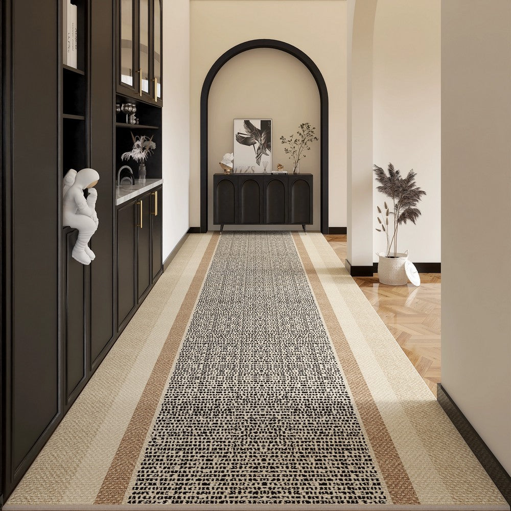 Non Slip Modern Long Hallway Runners, Long Narrow Runner Rugs, Extra Long Hallway Runners, Contepmorary Runner Rugs-Paintingforhome