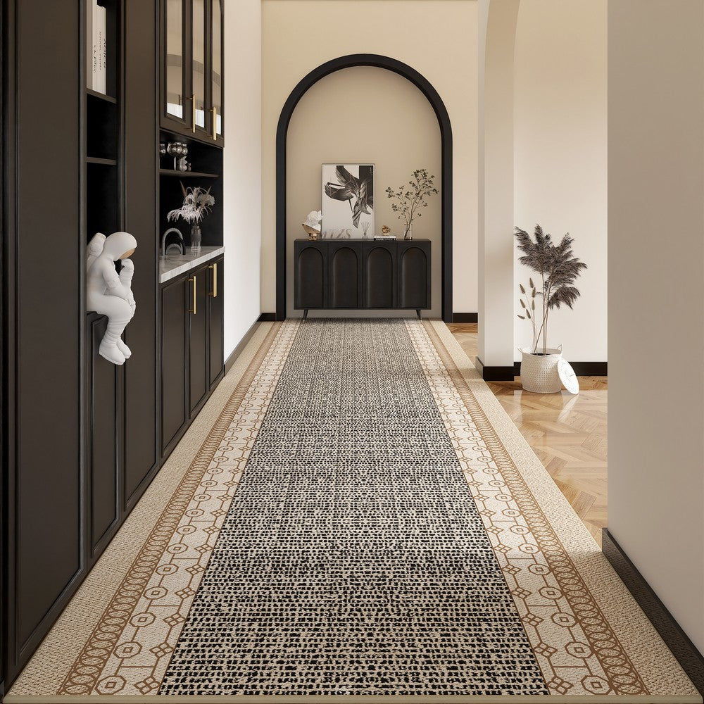 Extra Long Hallway Runners, Contepmorary Runner Rugs, Non Slip Modern Long Hallway Runners, Long Narrow Runner Rugs-Paintingforhome