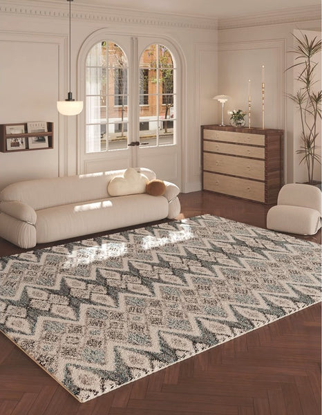 Modern Runner Rugs Next to Bed, Kitchen Runner Rugs, Bathroom Runner Rugs, Contemporary Runner Rugs for Living Room, Runner Rugs for Hallway-Paintingforhome