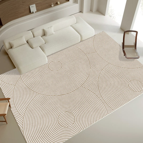 Large Geometric Modern Rugs, Bedroom Geometric Area Rugs, Living Room Area Rugs, Modern Rugs in Dining Room, Contemporary Modern Rugs for Office-Paintingforhome