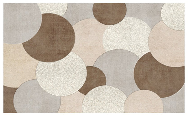 Bedroom Modern Rugs, Geometric Modern Rugs for Dining Room, Contemporary Area Rugs for Living Room-Paintingforhome