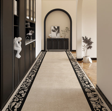 Modern Long Hallway Runners, Washable Entrance Hallway Runners, Extra Long Narrow Runner Rugs, Long Hallway Runners, Easy Care Entryway Runner Rug Ideas, Contepmorary Runner Rugs-Paintingforhome