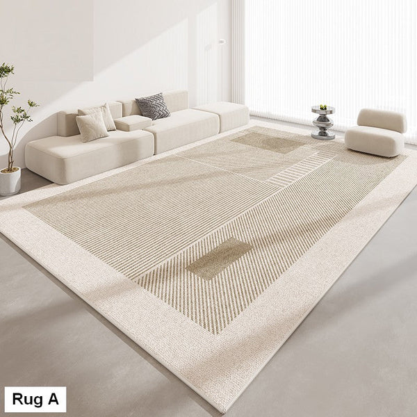 Unique Modern Rugs for Living Room, Contemporary Modern Rugs for Dining Room, Extra Large Modern Rugs for Bedroom-Paintingforhome