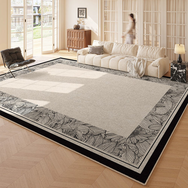 Modern Rugs for Office, Dining Room Floor Carpets, Large Modern Rugs in Living Room, Modern Rugs under Sofa, Abstract Contemporary Rugs for Bedroom-Paintingforhome