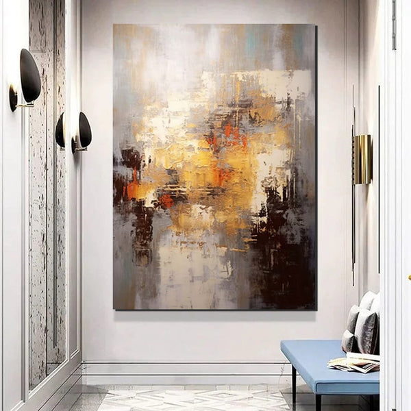 Simple Modern Art, Wall Art Paintings, Buy Paintings Online, Simple Abstract Painting, Large Paintings for Bedroom, Bedroom Wall Art Paintings-Paintingforhome