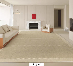 Living Room Modern Rugs, Bedroom Contemporary Soft Rugs, Rectangular Modern Rugs under Sofa, Modern Rugs for Office, Dining Room Floor Carpets-Paintingforhome