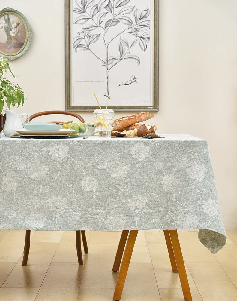 Large Rectangle Tablecloth for Dining Room Table, Country Farmhouse Tablecloth, Square Tablecloth for Round Table, Rustic Table Covers for Kitchen-Paintingforhome