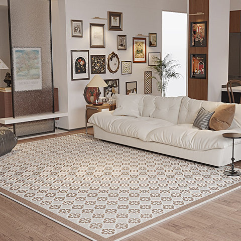 Mid Century Contemporary Modern Rugs for Living Room, Modern Rug Placement Ideas for Dining Room, Large Modern Rugs for Bedroom-Paintingforhome