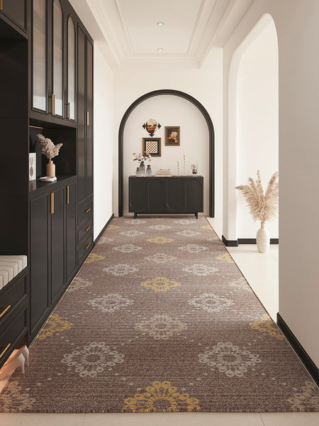 Entrance Hallway Runners, Modern Long Hallway Runners, Extra Long Narrow Runner Rugs, Washable Kitchen Runner Rugs, Easy Care Contemporary Entryway Runner Rug Ideas-Paintingforhome