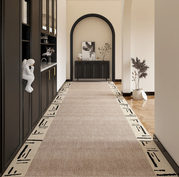 Stain-resistant Non Slip Hallway Runner Rugs, Modern Long Hallway Runners, Extra Long Entryway Runner Rug Ideas, Entrance Hallway Runners, Long Narrow Runner Rugs-Paintingforhome