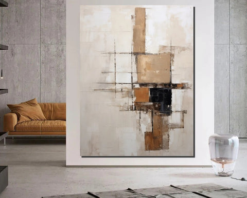 Extra Large Paintings for Living Room, Abstract Acrylic Painting, Hand Painted Wall Art Paintings, Modern Abstract Art for Dining Room