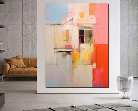 Acrylic Abstract Art, Modern Abstract Acrylic Painting, Living Room Wall Painting, Extra Large Paintings, Large Paintings for Living Room