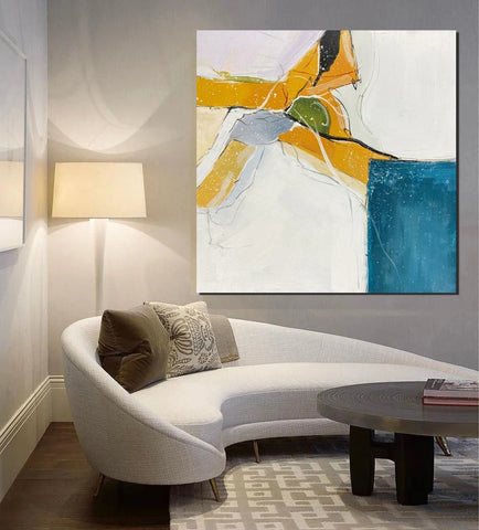 Bedroom Wall Art Paintings, Contemporary Wall Art Paintings, Acrylic Paintings for Living Room, Large Simple Modern Art, Abstract Acrylic Painting-Paintingforhome