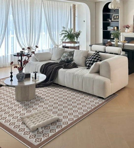 Mid Century Contemporary Modern Rugs for Living Room, Modern Rug Placement Ideas for Dining Room, Large Modern Rugs for Bedroom-Paintingforhome