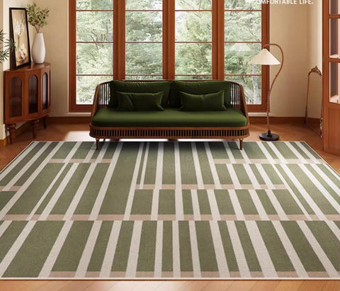 Geometric Modern Rug Ideas for Living Room, Mid Century Contemporary Area Rugs for Dining Room, Modern Rugs for Living Room-Paintingforhome