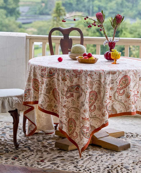 Rustic Table Covers for Kitchen, Country Farmhouse Tablecloth, Large Rectangle Tablecloth for Dining Room Table, Square Tablecloth for Round Table-Paintingforhome