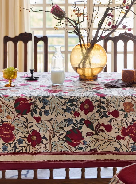 Oversied Modern Rectangular Tablecloth for Dining Room Table, Square Tablecloth for Kitchen, Extra Large Table Covers for Round Table-Paintingforhome