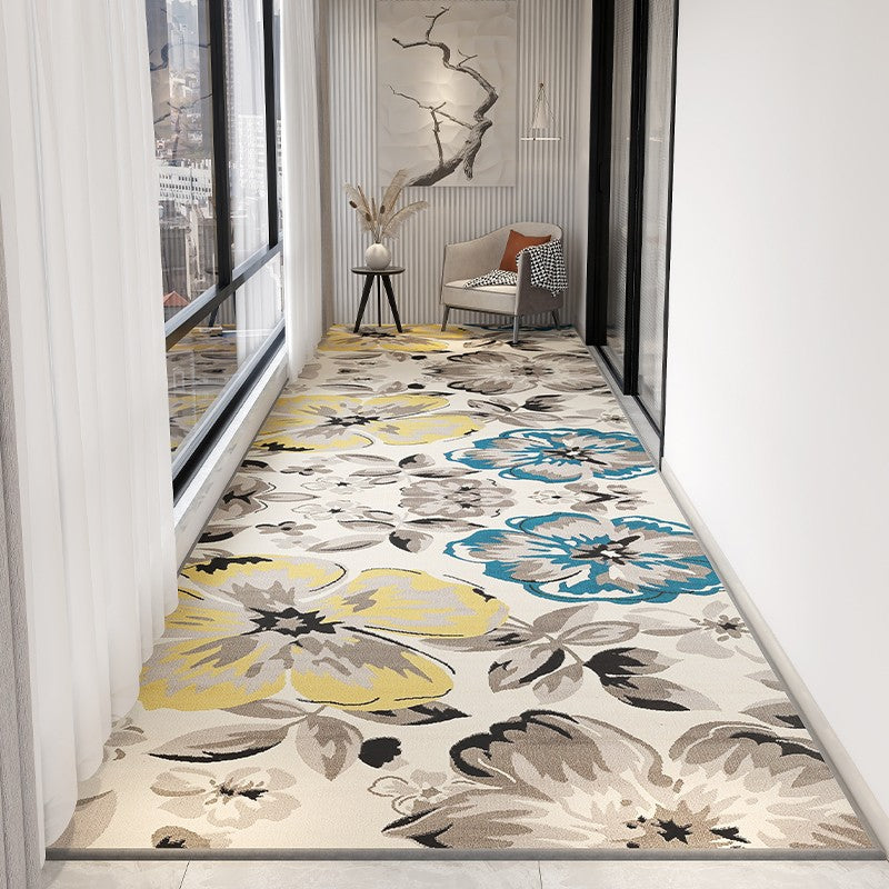 Washable Kitchen Runner Rugs, Entryway Runner Rug Ideas, Modern Long Hallway Runners, Extra Long Narrow Runner Rugs, Bedside Long Runner Rugs-Paintingforhome