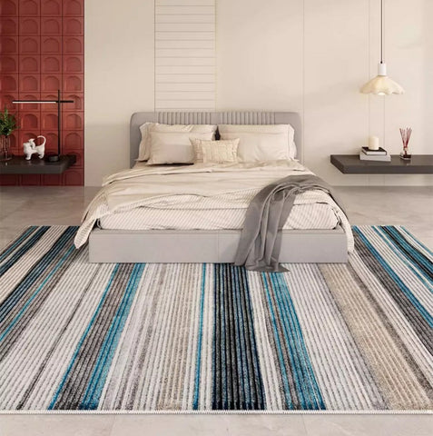 Abstract Contemporary Rugs for Bedroom, Modern Rugs for Living Room, Modern Area Rugs under Sofa, Dining Room Floor Rugs, Modern Carpets for Office-Paintingforhome