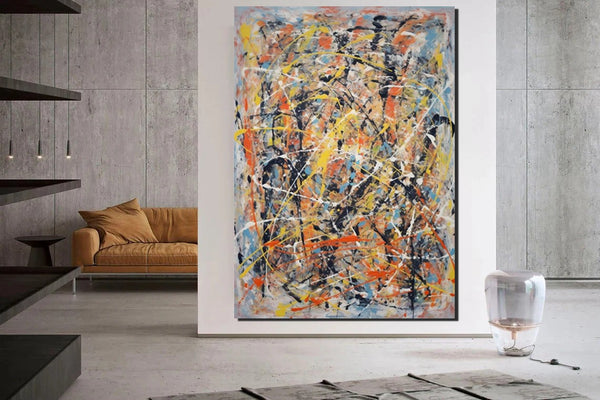 Extra Large Wall Art Painting, Modern Contemporary Abstract Artwork, Hand Painted Acrylic Painting, Acrylic Painting for Living Room, Buy Paintings Online-Paintingforhome