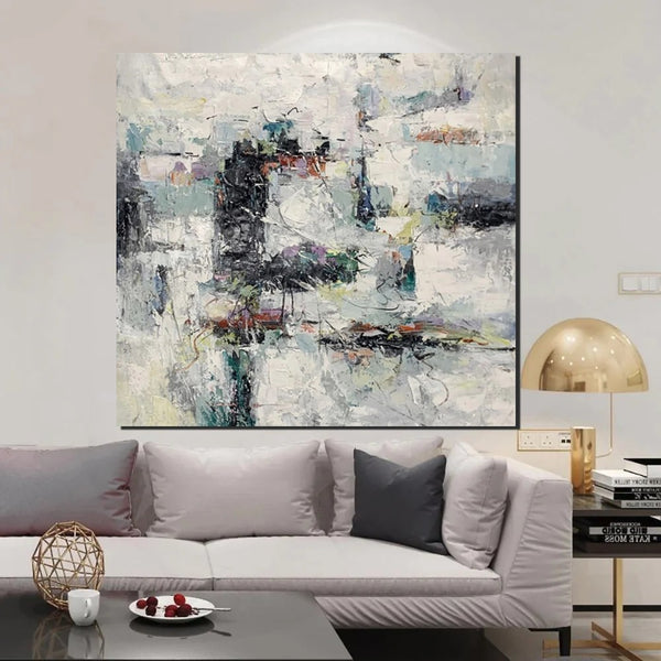 Large Simple Modern Art, Abstract Acrylic Painting, Bedroom Wall Art Paintings, Contemporary Wall Art Paintings, Acrylic Paintings for Living Room-Paintingforhome