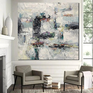 Large Simple Modern Art, Abstract Acrylic Painting, Bedroom Wall Art Paintings, Contemporary Wall Art Paintings, Acrylic Paintings for Living Room-Paintingforhome