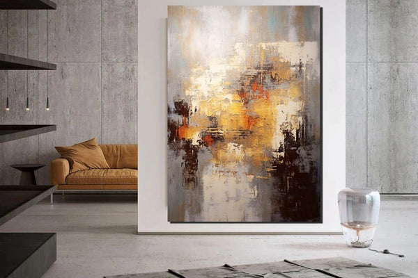 Modern Contemporary Abstract Artwork, Extra Large Wall Art Painting, Hand Painted Acrylic Painting, Acrylic Painting for Living Room, Buy Paintings Online-Paintingforhome