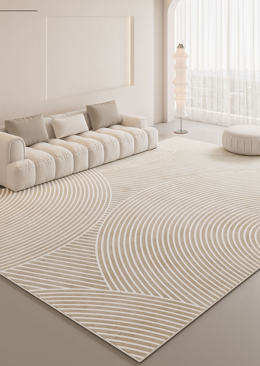 Simple Abstract Area Rugs for Dining Room, Contemporary Modern Rug Pla ...