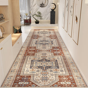 Bedside Runner Rugs, Washable Entryway Runner Rug Ideas, Non Slip Entrance Runner Rugs, Traditional Morocco Long Narrow Runner Rugs, Extra Long Hallway Runners-Paintingforhome