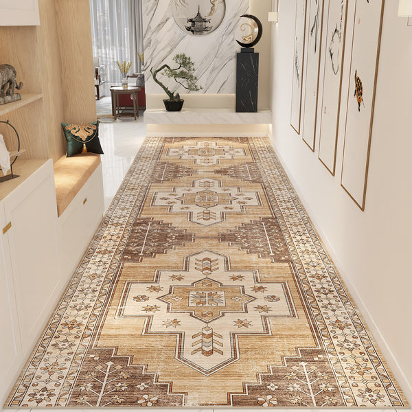 Entryway Runner Rug Ideas, Non Slip Entrance Runner Rugs, Bedside Runner Rugs, Traditional Morocco Long Narrow Runner Rugs, Extra Long Hallway Runners-Paintingforhome