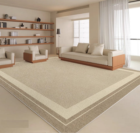 Living Room Modern Rugs, Bedroom Contemporary Soft Rugs, Rectangular Modern Rugs under Sofa, Modern Rugs for Office, Dining Room Floor Carpets-Paintingforhome