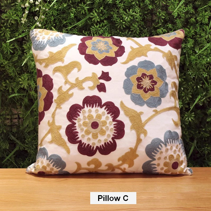 Flower Decorative Throw Pillows, Decorative Pillows for Sofa