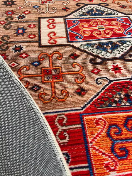 Morocco Area Rugs for Living Room, Persain Rugs for Bedroom, Traditional Colorful Persian Rugs, Vintage Area Rugs for Dining Room-Paintingforhome