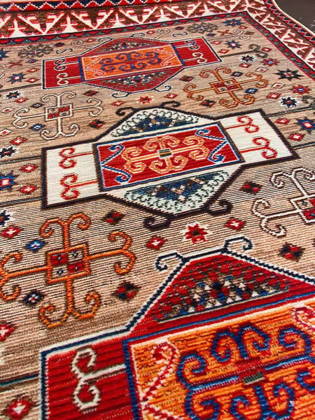 Morocco Area Rugs for Living Room, Persain Rugs for Bedroom, Traditional Colorful Persian Rugs, Vintage Area Rugs for Dining Room-Paintingforhome