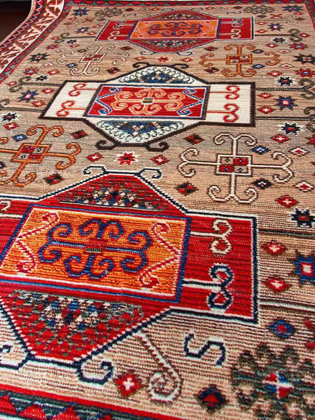 Morocco Area Rugs for Living Room, Persain Rugs for Bedroom, Traditional Colorful Persian Rugs, Vintage Area Rugs for Dining Room-Paintingforhome