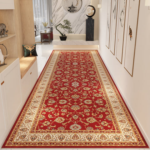 Extra Long Narrow Hallway Runners, Colorful Persian Runner Rugs for Bedside, Non Slip Entrance Runner Rugs, Washable Entryway Runner Rug Ideas, Kitchen Runner Rugs-Paintingforhome