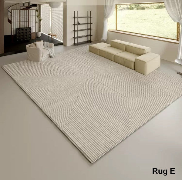 Geometric Floor Carpets, Bedroom Modern Rugs, Modern Living Room Area Rugs, Soft Modern Rugs under Coffee Table, Modern Rugs for Dining Room Table-Paintingforhome