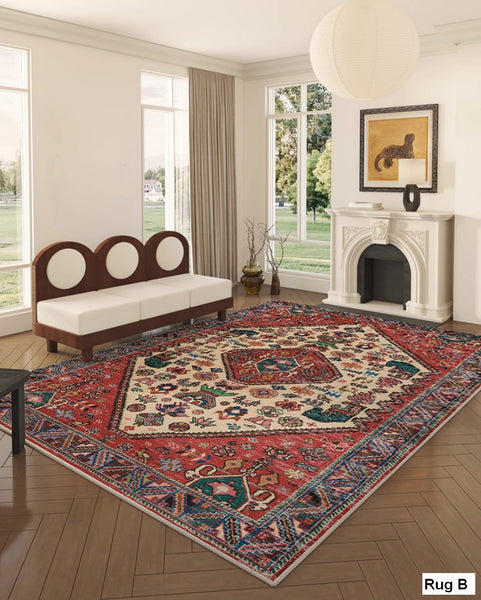 Extra Large Vintage Persian Rugs, Antique Persian Rug, Oversized Area Rugs for Living Room, Vintage Rugs for Bedroom, Persain Rugs for Dining Room-Paintingforhome