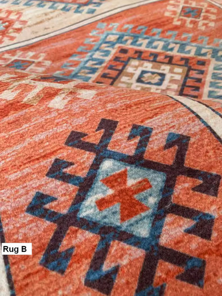 Morocco Area Rugs for Living Room, Traditional Persain Rugs for Bedroom, Traditional Colorful Persian Rugs, Vintage Area Rugs for Dining Room-Paintingforhome